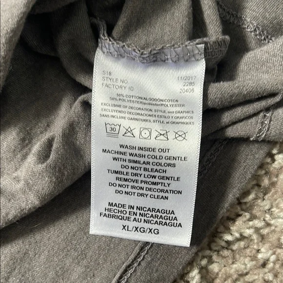 Genuine Merchandise Gray Fitted Short Sleeve T-Shirt - Picture 3 of 3